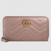 Replica Gucci Dusty Pink GG Marmont Small Wallet 9