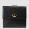 Replica Gucci Dusty Pink GG Marmont Zip Around Wallet 9