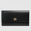 Replica Gucci GG Marmont Continental Wallet In Pink Leather 10