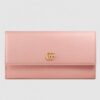 Replica Gucci GG Marmont Continental Wallet In Black Leather 7