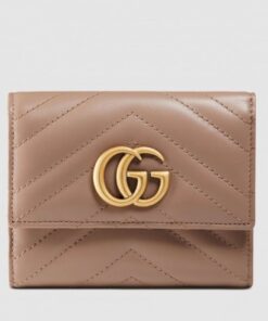 Replica Gucci Nude GG Marmont Matelasse Wallet