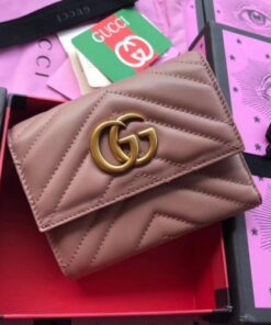 Replica Gucci Nude GG Marmont Matelasse Wallet 2