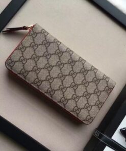 Replica Gucci Zip Around Wallet In Embroidered Heart And Snake 2