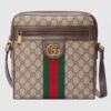 Replica Gucci Black GG Supreme Tigers Messenger Bag 7