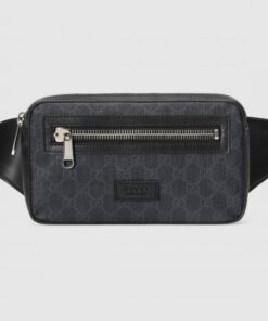 Replica Gucci Black Soft GG Supreme Belt Bag