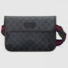 Replica Gucci Black Soft GG Supreme Belt Bag 9