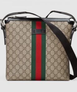 Replica Gucci Beige Web GG Supreme Messenger Bag