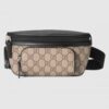 Replica Gucci Black Signature Leather Belt Bag 10