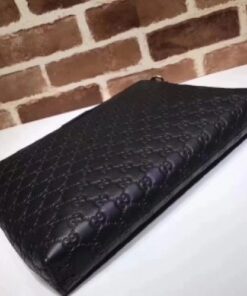 Replica Gucci Black Signature Soft Messenger 2