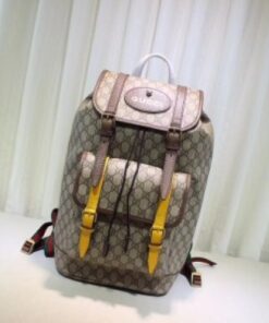 Replica Gucci Beige Soft GG Supreme Backpack 240 2