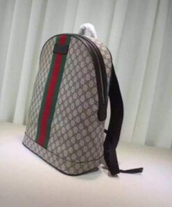 Replica Gucci GG Supreme Backpack With Web 2