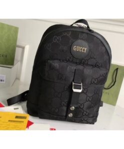 Replica Gucci Off The Grid Backpack In Black GG Nylon 2