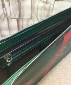 Replica Gucci web and snake leather messenger 429016 green 2