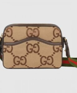 Replica Replica Gucci Messenger Bag In Jumbo GG Canvas