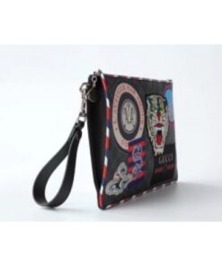 Replica Replica Gucci Night Courrier GG Supreme Portfolio Pouch 634 2