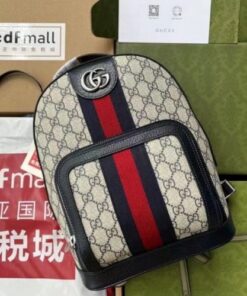 Replica Replica Gucci Ophidia Small Backpack In Blue GG Supreme 2