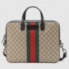 Replica Gucci Large Briefcase In GG Leather 10