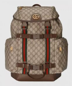 Replica Replica Gucci Skateboard Backpack in GG Supreme Canvas