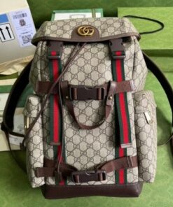 Replica Replica Gucci Skateboard Backpack in GG Supreme Canvas 2