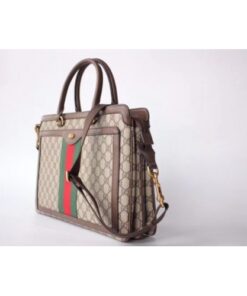 Replica Gucci Ophidia GG Briefcase In GG Supreme Canvas 2