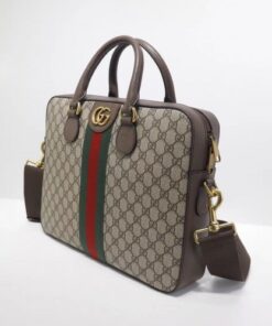 Replica Gucci Ophidia GG Briefcase In Soft GG Supreme Canvas 2