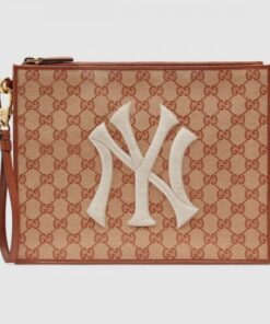 Replica Gucci Original GG Pouch With NY Yankees™ Patch