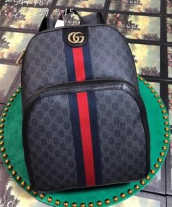 Replica Gucci Men’s Ophidia GG Medium Backpack ‎547967 Black 2018