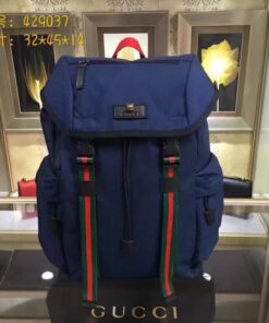 Replica Gucci mens backpacks techno canvas techpack 429037 Blue(ENYI-741303)