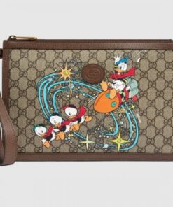 Replica Gucci x Disney Donald Duck Pouch Bag