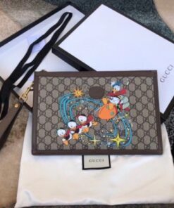 Replica Gucci x Disney Donald Duck Pouch Bag 2