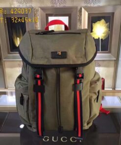 Replica Gucci mens backpacks techno canvas techpack 429037 Brown(ENYI-741302)