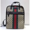 Replica Gucci Men’s Gucci-Dapper Dan Backpack 536413 Black GG Leather 2018 11