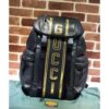 Replica Gucci Men’s Nylon Web Backpack 495558 Black 2018 11