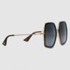 Replica Gucci Black Round-frame Acetate Sunglasses With Star 5