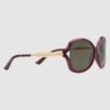 Replica Gucci Black Round-frame Acetate Sunglasses With Star 4