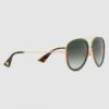 Replica Gucci Tortoiseshell Aviator Metal Sunglasses 5