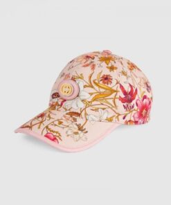 Replica Gucci Baseball hat with Flora print