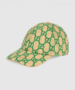 Replica Gucci Online Exclusive GG baseball hat with snakeskin