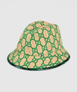 Replica Gucci Online Exclusive GG fedora hat with snakeskin