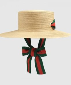 Replica Gucci Papier wide brim hat Ivory papier