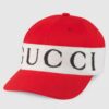 Replica Gucci Red Baseball Hat With Gucci Headband 3