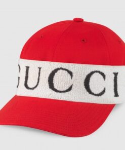 Replica Gucci Red Baseball Hat With Gucci Headband