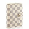 Replica Louis Vuitton Small Ring Agenda Cover Damier Azur R20706 BLV1129