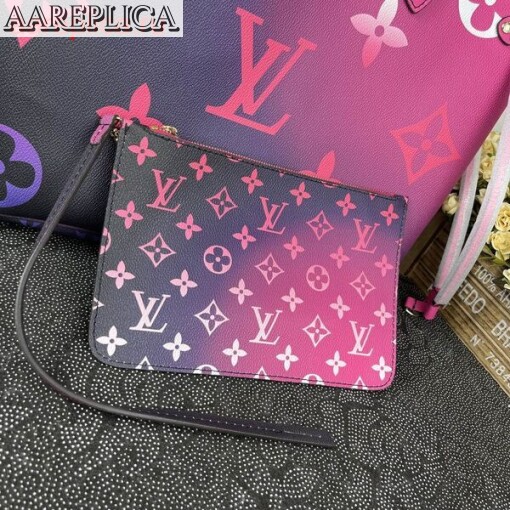 Replica Louis Vuitton NEVERFULL MM Bag LV MIDNIGHT FUCHSIA M20511 BLV1132 4