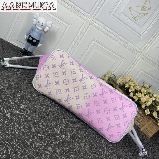 Replica Louis Vuitton NEVERFULL MM Bag LV SUNRISE PASTEL M46077 BLV1133 5