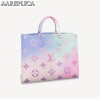 Replica Louis Vuitton ONTHEGO MM BEIGE Bag LV M46128 BLV1145 12