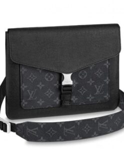 Replica Louis Vuitton Outdoor Flap Messenger Taiga Eclipse M30413 BLV899