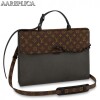 Replica Louis Vuitton Sac Plat Horizontal Zippe Bag Monogram Eclipse M45265 BLV874 10