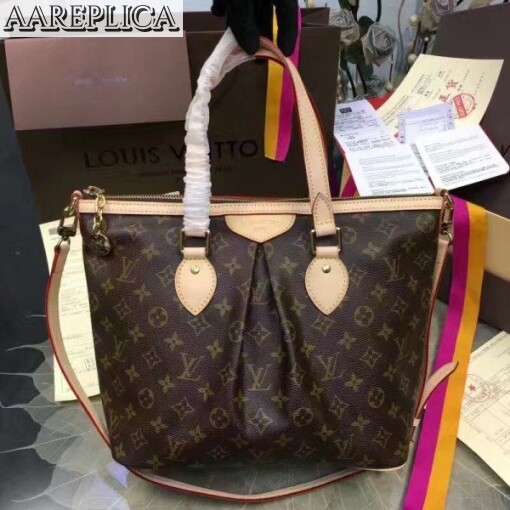 Replica Louis Vuitton Palermo PM Bag Monogram Canvas M40145 BLV409 2