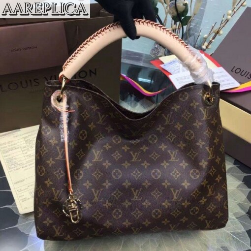 Replica Louis Vuitton Artsy MM Bag Monogram Canvas M40249 BLV407 2